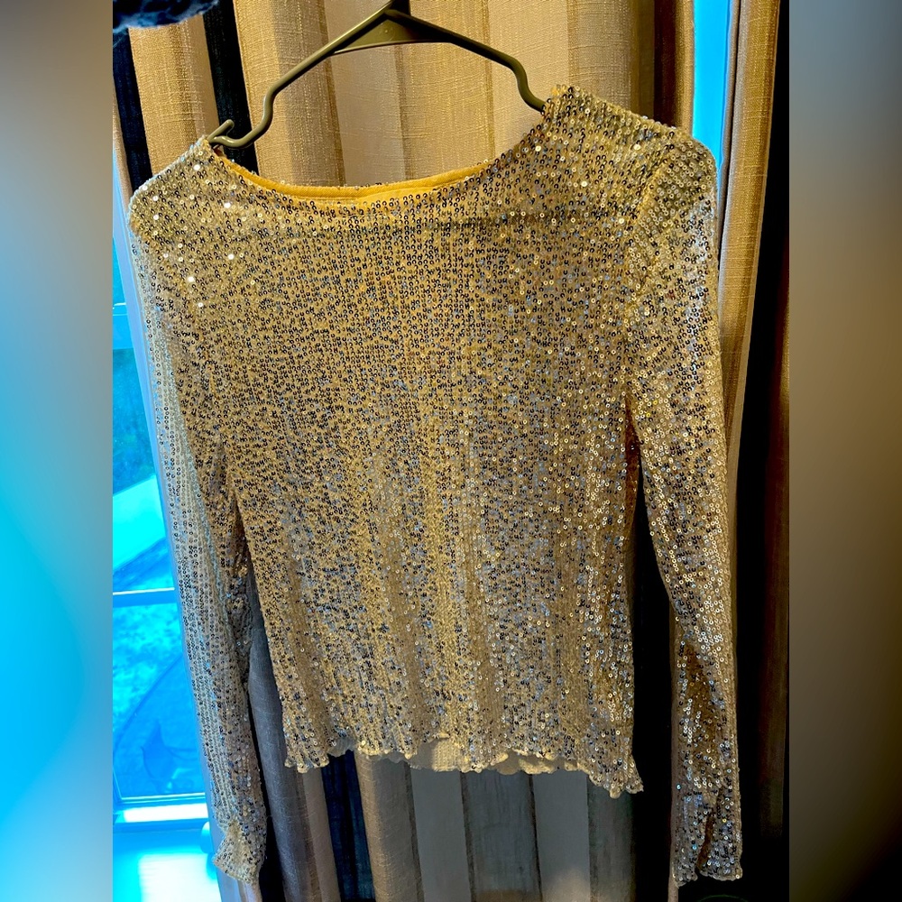 Lucky sequin top- never worn have tags